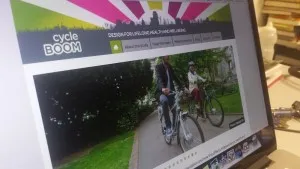Webpage of the Cycle Boom project